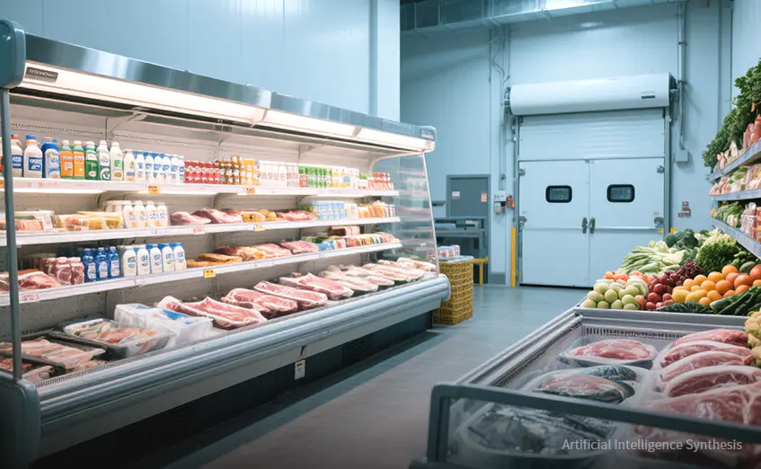 Refrigeration Units for Vente au détail de produits alimentaires